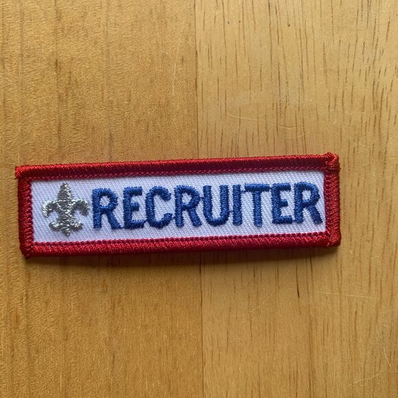 SCOUTS - NEW Boy Scouts Of America RECRUITER Patch, segment, tab, BSA - Picture 1 of 4